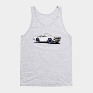 Triumph TR6 Car in white Tank Top